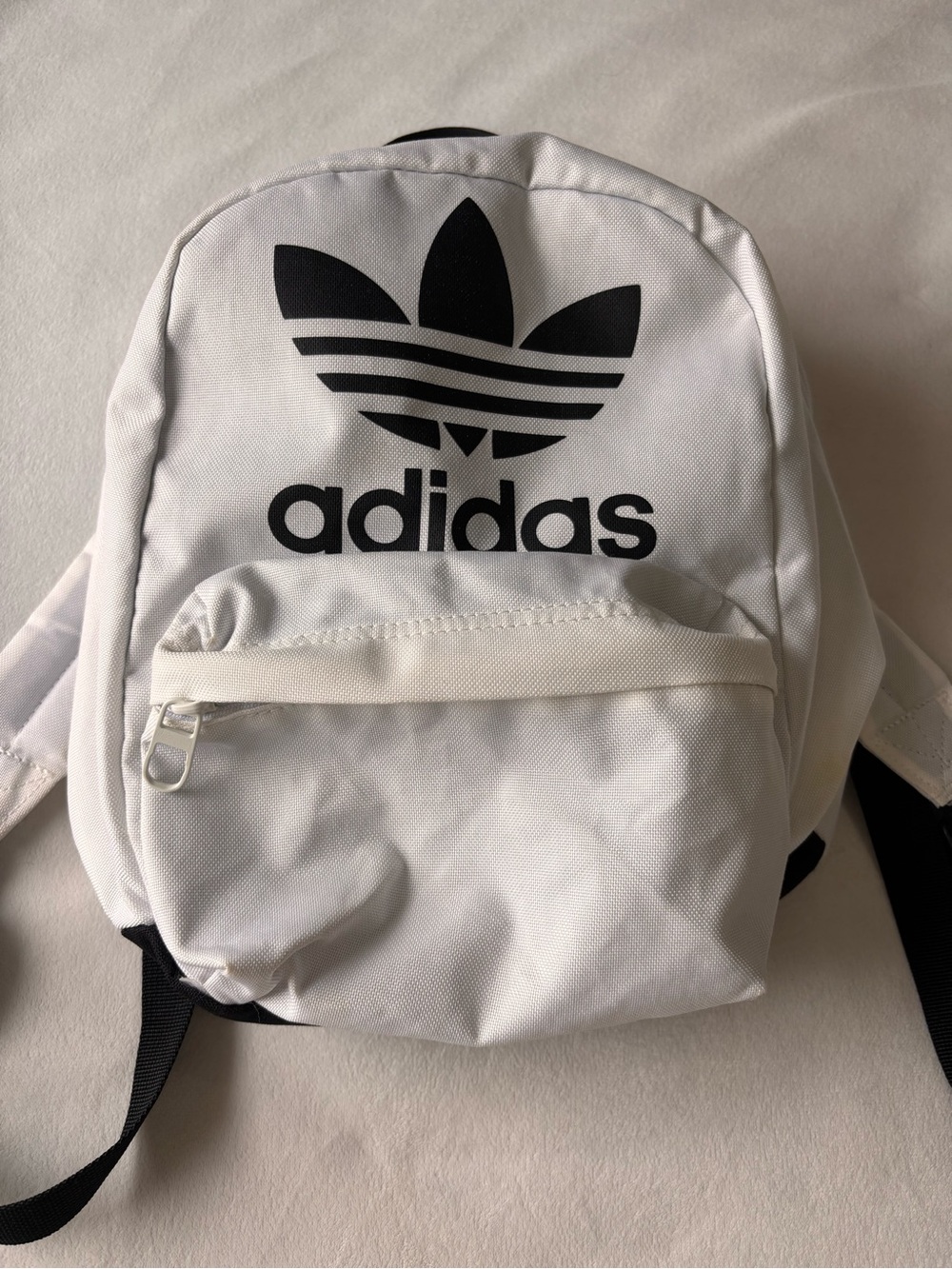 Adidas Originals Small National Backpack, Mini backpack, white, trefoil - Picture 1 of 6